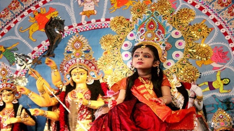 মহাঅষ্টমী আজ, হবে কুমারী পূজা