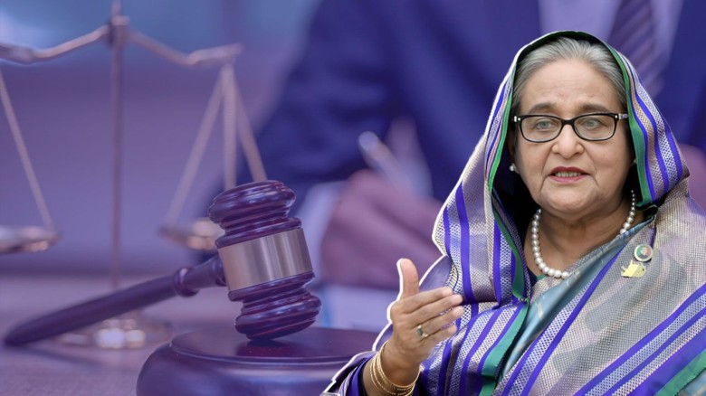 ক্ষমতাচ্যুত প্রধানমন্ত্রী শেখ হাসিনা